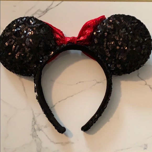 Minnie Mouse Ears- Sequined - Picture 2 of 3